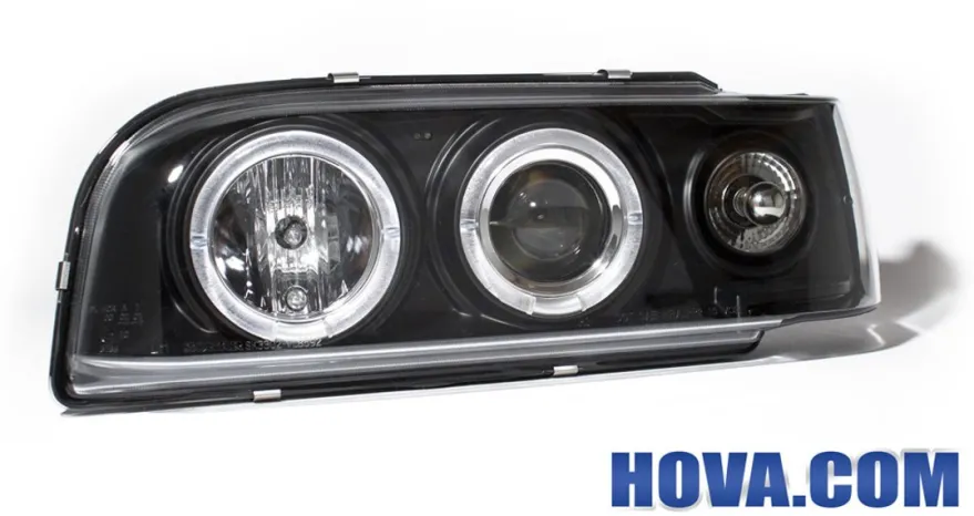 Angel Eyes Strålkastare Svart Volvo 850/855 1994-1997