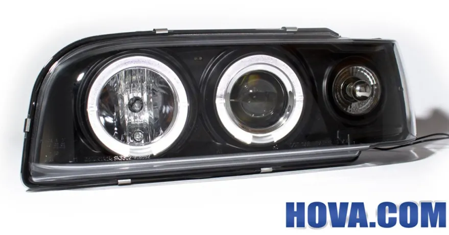 Angel Eyes Strålkastare Svart Volvo 850/855 1991-1994