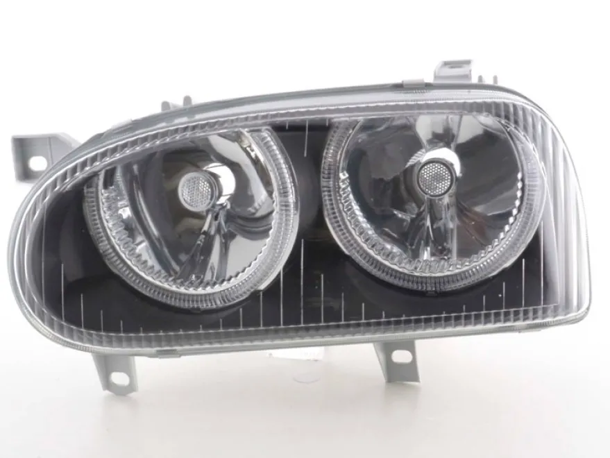 Angel Eyes Strålkastare Svart VW Golf MK3 1991-1997