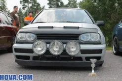 Angel Eyes Strålkastare Svart VW Golf MK3 1991-1997