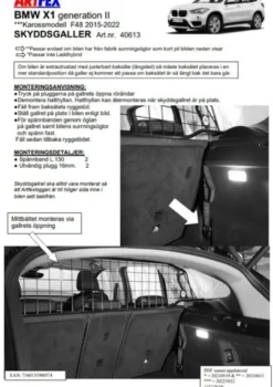 Artfex Lastgaller / Hundgaller Bmw X1 F48 2015-2022