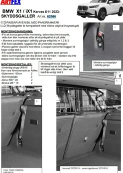 Artfex Lastgaller / Hundgaller Bmw X1 /iX1 U11 2023-><noscript><img width=