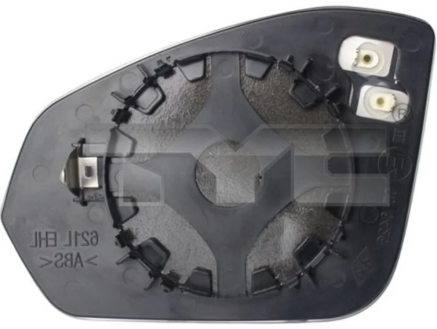 Backspegelglas höger – Skoda Fabia IV, TYC uppvärmt konvext