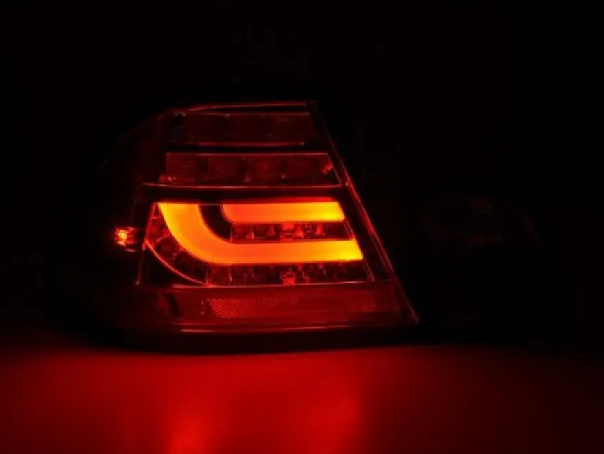 Baklampor LED Krom/Röd BMW 3-Serien E46 Coupe 1999-2002