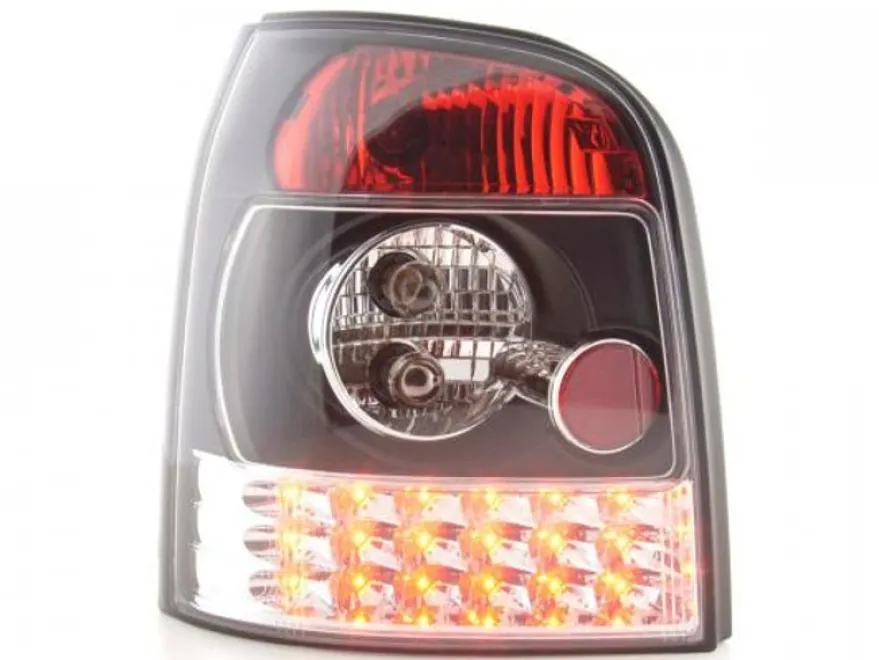 Baklampor LED Svart Audi A4 (B5/8D) Avant 1994-2001