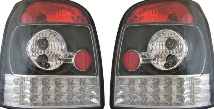 Baklampor LED Svart Audi A4 (B5/8D) Avant 1994-2001