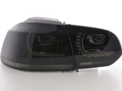 Baklampor LED Svart VW Golf MK6 2008-2013