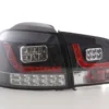 Baklampor LED Svart VW Golf MK6 2008-2013