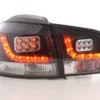 Baklampor LED Svart VW Golf MK6 2008-2013
