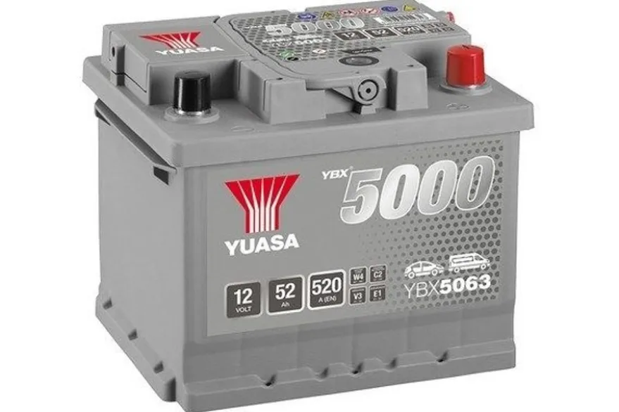 Bilbatteri SMF Yuasa Silver YBX5063 12V 52Ah 520A