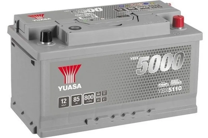 Bilbatteri SMF Yuasa Silver YBX5110 12V 85Ah 800A