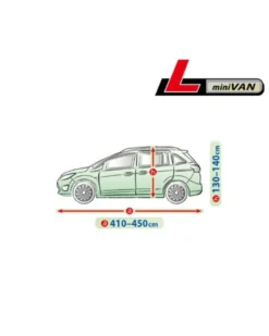 Bilöverdrag Membrane Garage L Mini Van 410–450 cm – Grön
