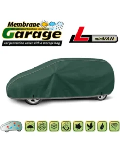 Bilöverdrag Membrane Garage L Mini Van 410–450 cm – Grön