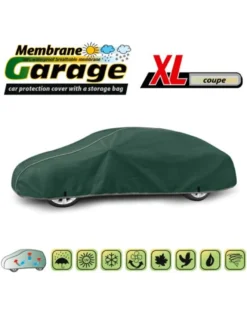 Bilöverdrag Membrane Garage XL Coupe 440–480 cm – Grön