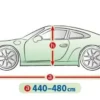 Bilöverdrag Mobile Garage XL Coupe 440–480 cm – Grå