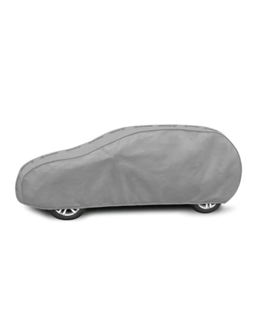 Bilöverdrag Optimal Garage L1 Hatchback/Kombi 430–455 cm – Grå