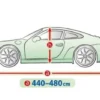 Bilöverdrag Perfect Garage XL Coupe 440–480 cm – Marinblå