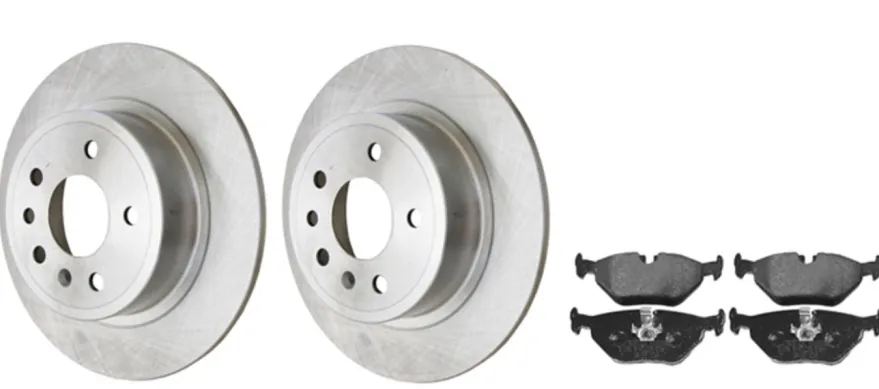 Bromssats bak – 286 mm skivor för Saab 9-5 Sedan, Kombi