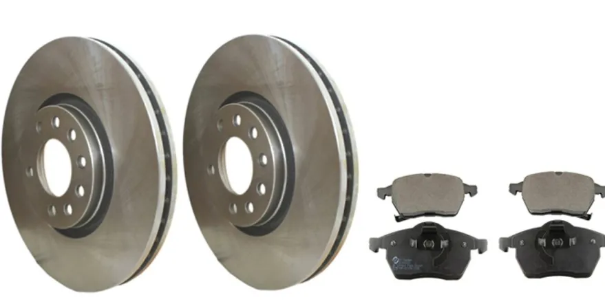 Bromssats fram – ventilerade bromsskivor – SAAB 9-5