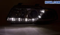 Devil Eyes Strålkastare Krom Audi A4 (B5/8D) 1994-1999