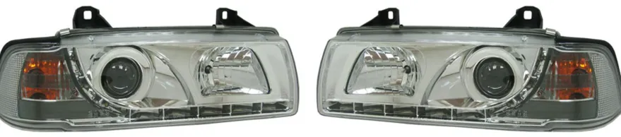 Devil Eyes Strålkastare Krom BMW 3-Serien E36 Coupe/Cabriolet 1991-1998