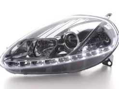 Devil Eyes Strålkastare Krom Fiat Grande Punto (199) 2005-2008
