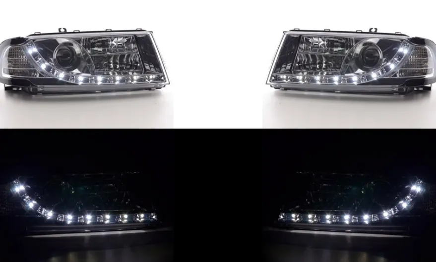 Devil Eyes Strålkastare Krom Skoda Octavia MK1 (1U)
