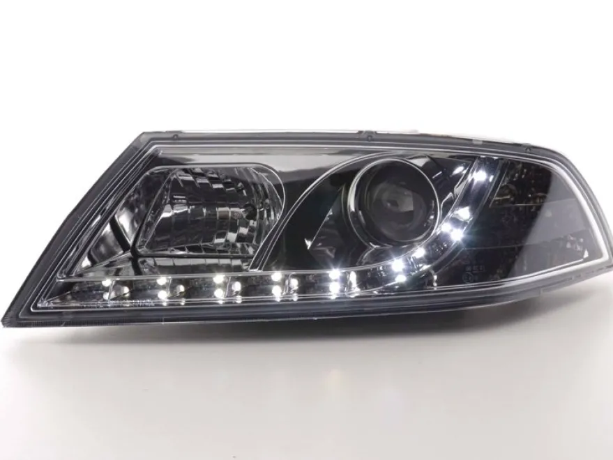 Devil Eyes Strålkastare Krom Skoda Octavia MK2 (1Z) 2004-2008
