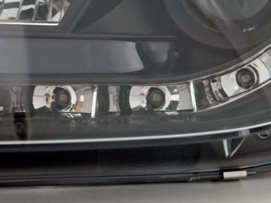 Devil Eyes Strålkastare Svart Audi A4 (B7/8E) 2005-2007