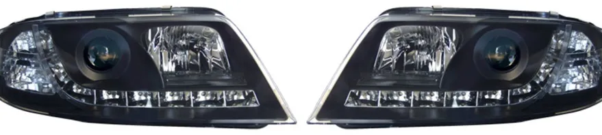 Devil Eyes Strålkastare Svart Audi A6 (C5/4B) 1997-2001