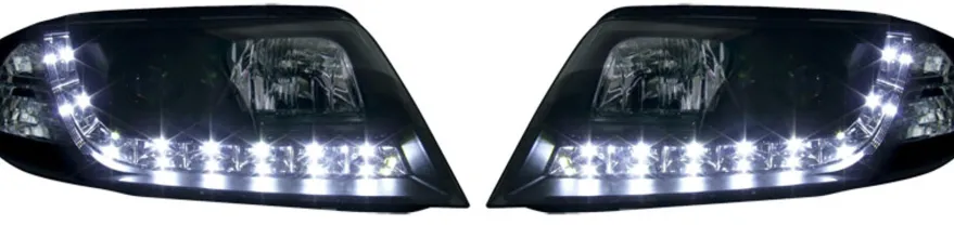 Devil Eyes Strålkastare Svart Audi A6 (C5/4B) 1997-2001