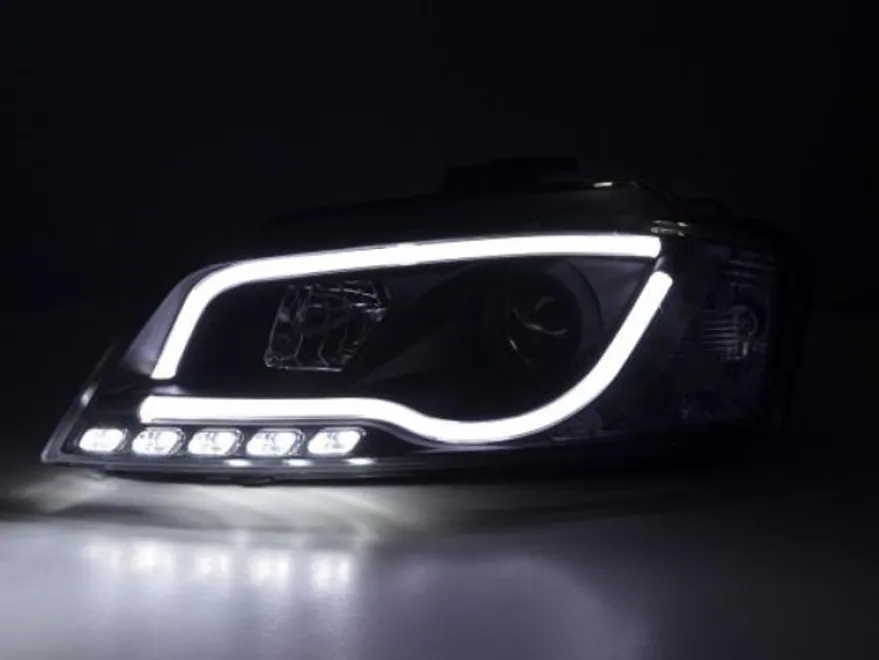 Devil Eyes Strålkastare Svart Audi A3 (8P) 2008-2012