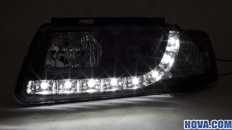 Devil Eyes Strålkastare Svart VW Passat (B5/3B) 1997-2001