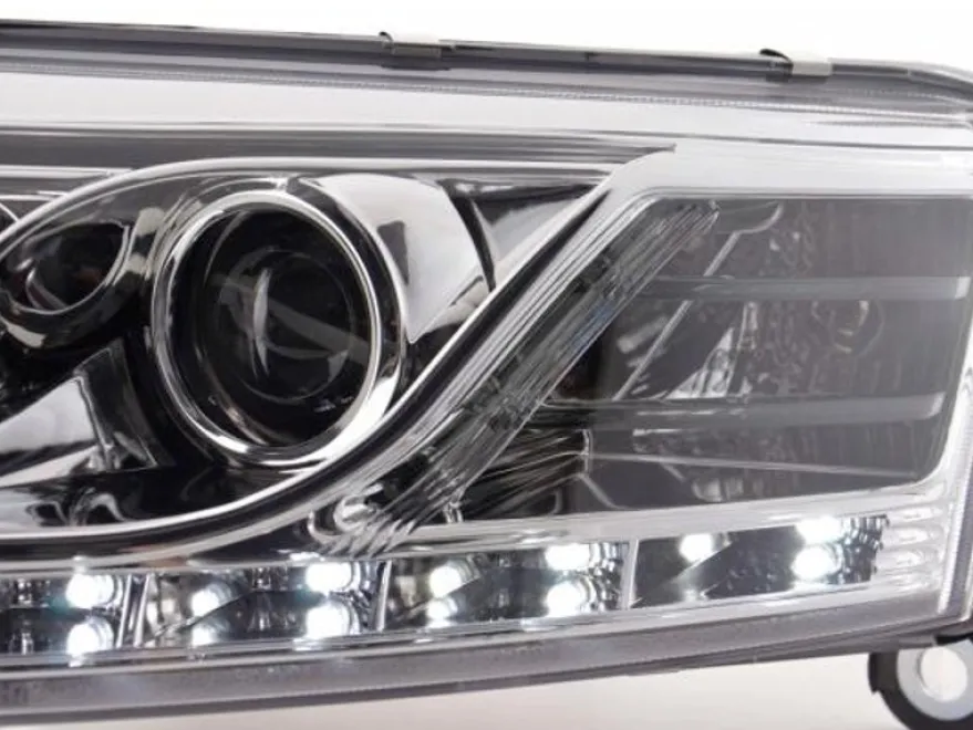 Devil Eyes Strålkastare Xenon Krom Audi A6 (C6/4F) 2004-2008