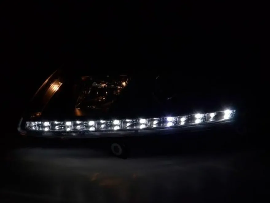 Devil Eyes Strålkastare Xenon Svart Audi A6 (C6/4F) 2004-2008