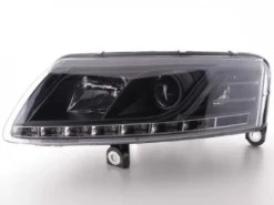 Devil Eyes Strålkastare Xenon Svart Audi A6 (C6/4F) 2004-2008
