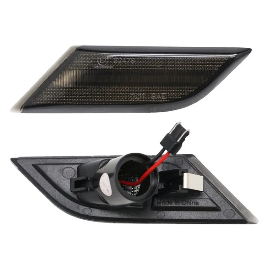 Dynamisk Led Skärmblinkers Svart / Smoke VW Transporter T6.1 2019->