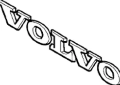 Emblem ''VOLVO'' Volvo C30, S40N/V50