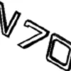 Emblem ''V70'' Volvo V70 1997-2000