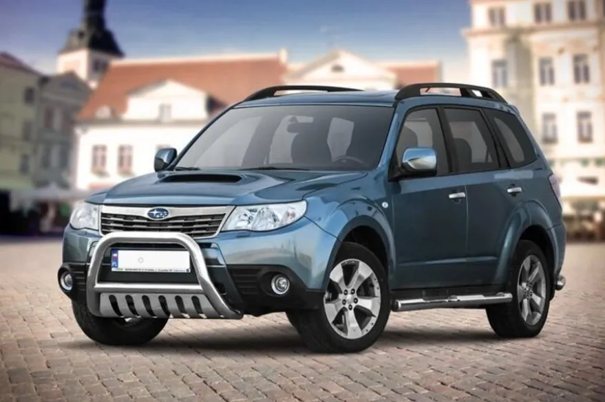 EU Frontbåge med hasplåt - Subaru Forester SH 2008-2013