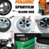 FoliaTec Sprayfilm Blank-Grå 1x Burk 400ml (ca 2st fälgar)