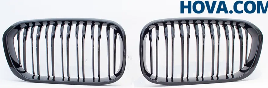 Grillar/Njurar Blank Svart BMW M-look 1-Serien F20, F21