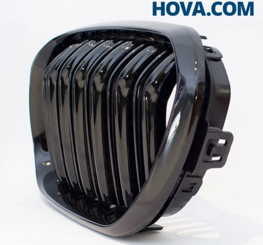 Grillar/Njurar Blank Svart BMW M-look 1-Serien F20, F21