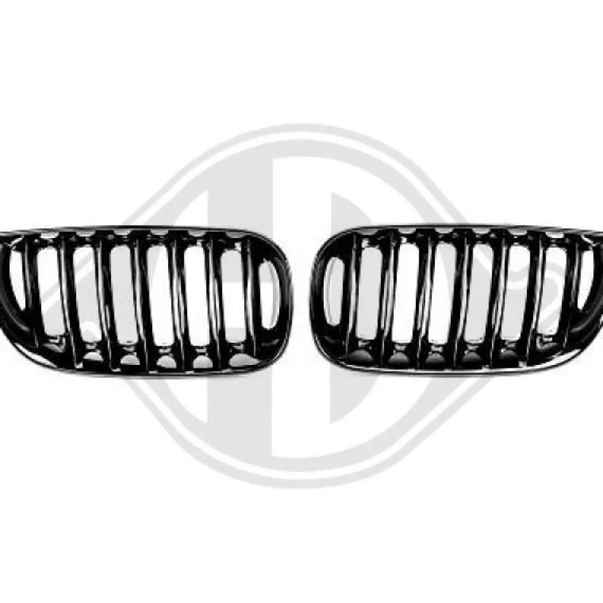 Grillar / Njurar Blanksvart till BMW X3 (E83)2003-2006