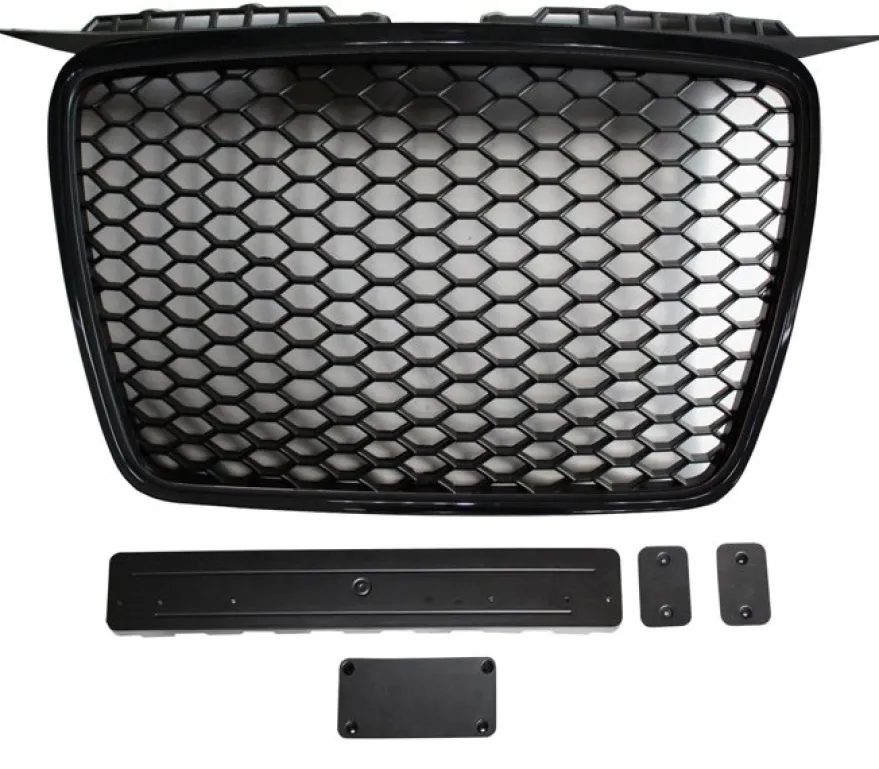 Grill Blank-Svart Audi A3 8P 2003-2008