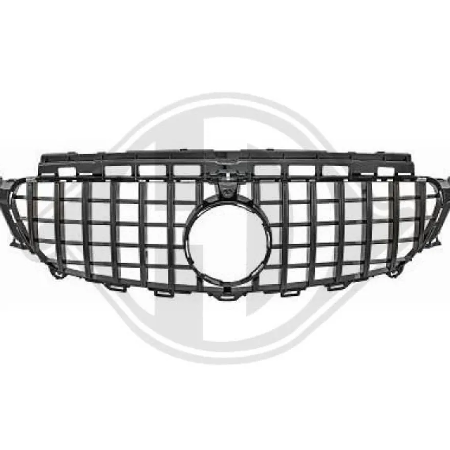 Grill Blank Svart MERCEDES-BENZ E-KLASS