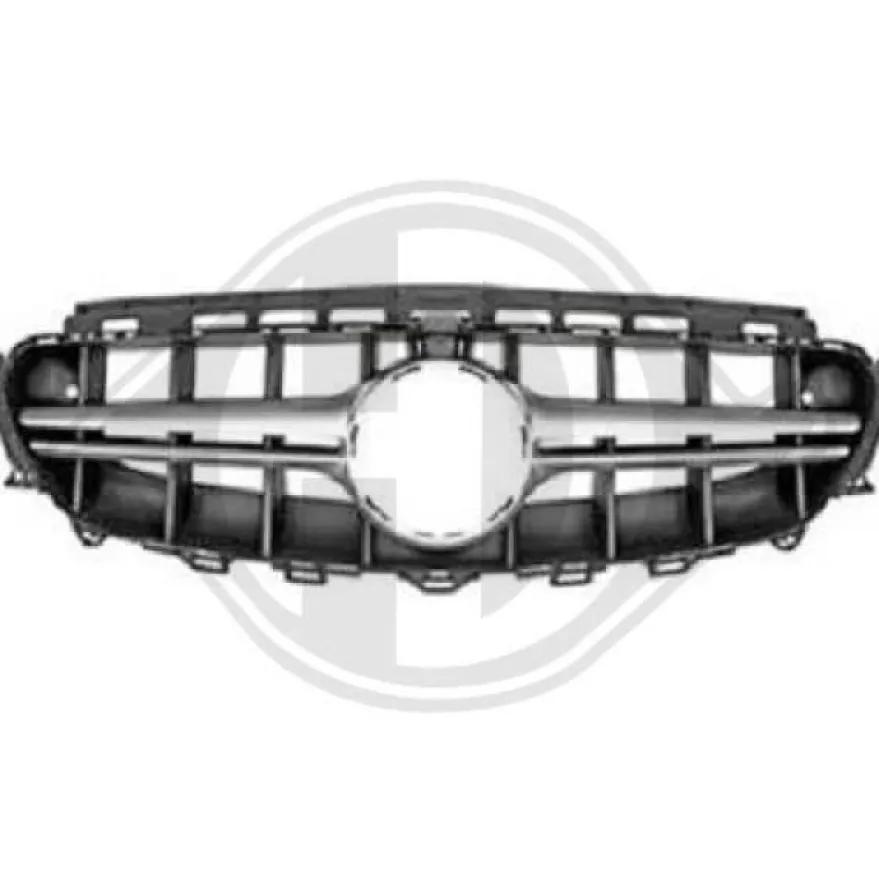 Grill Krom/Svart MERCEDES-BENZ E-KLASS