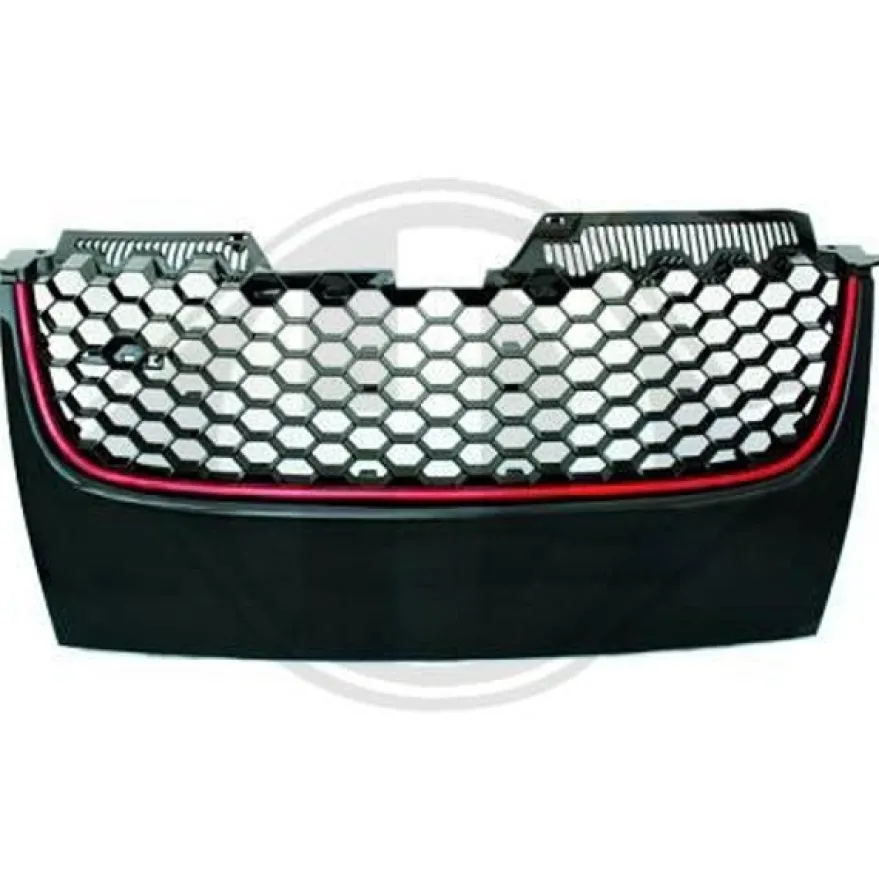 Grill Svart GTI-Look VW Golf MK5 2003-2008