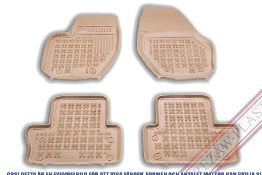 Gummimatta Beige Audi Q7 2015-