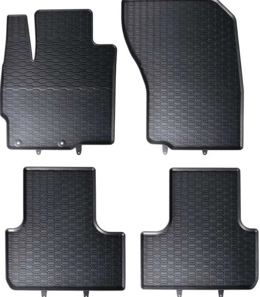 Gummimatta Svart Citroen C-Crosser / Mitsubishi Outlander III / Peugeot 4007